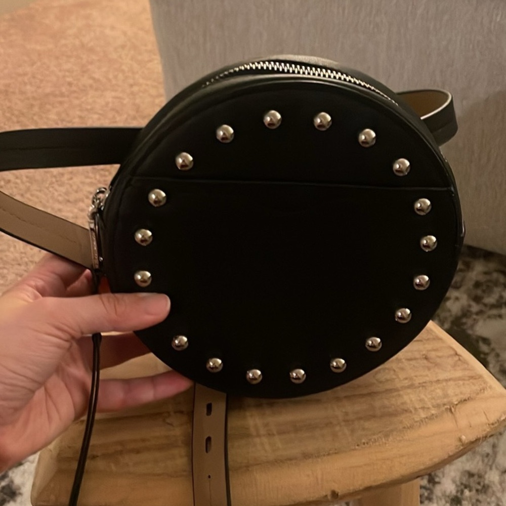 Rebecca Minkoff black leather belt bag